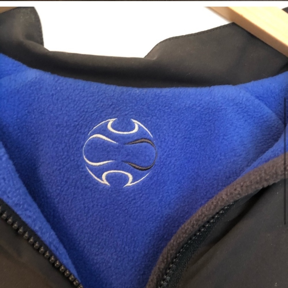 Adidas Black Blue Quarter Zip Shell & Fleece - Picture 4 of 8